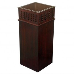 image of classic wood umbrella stand, marilyn sygrove, sygrove associates, lobby interior design, nyc lobby interior designer