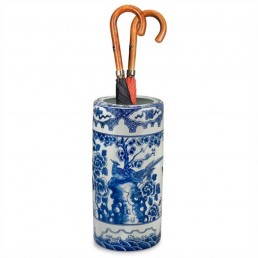 chinese porcelain umbrella stand, marilyn sygrove, sygrove associates, lobby interior design, nyc lobby interior designer